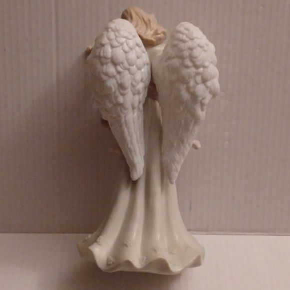 4/$60 Pink & Green Violin Angel Figurine - "Harmony" - Picture 3 of 7